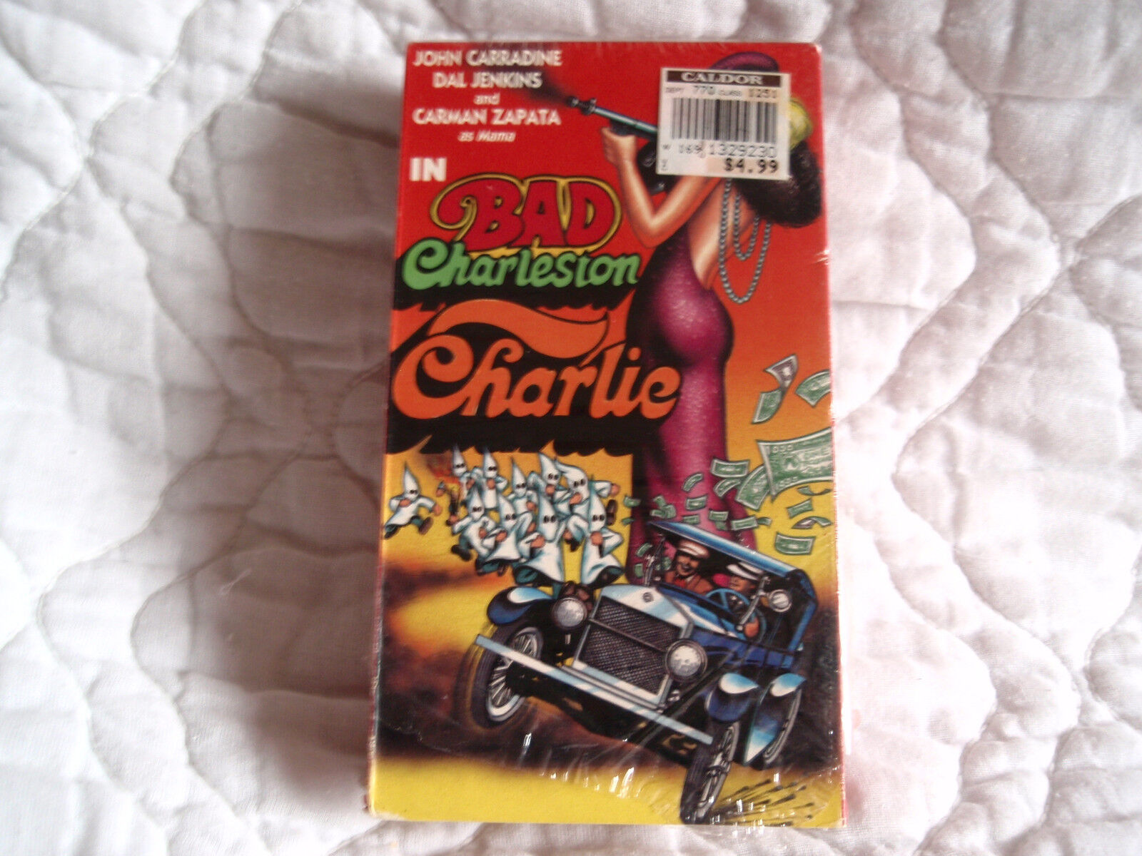BAD CHARLESTON CHARLIE VHS ACTION COMEDY ROSS HAGEN JOHN CARRADINE CARMEN ZAPATA