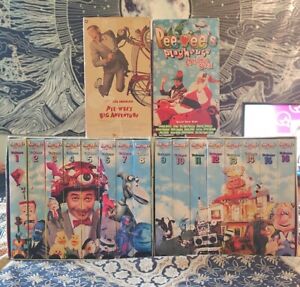 Complete PEE-WEE'S PLAYHOUSE VHS TAPE Vol. 1-16 CHRISTMAS SPECIAL Big Adventure