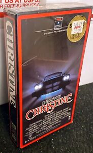 John Carpenters Christine VHS(1st Print)RCA 1983 Sealed *FULL BOX*10x WATERMARKS