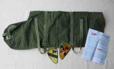 Original Vietnam War USGI US Military War Dog K9 Vest + Documentation + Extras