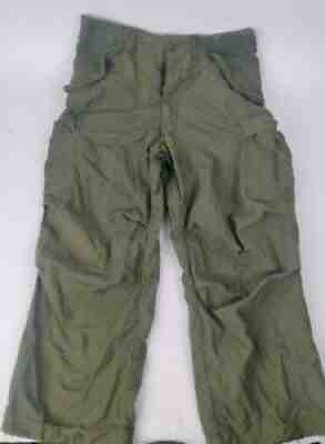 Vietnam War Era US Army USMC Cold Weather Wind Resist Cargo Pants Dated 1973 M