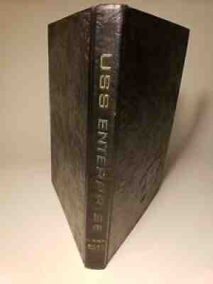 1967 USS ENTERPRISE CVN-65 CRUISE BOOK YEARBOOK ANNUAL LOG VIETNAM WAR NAVY