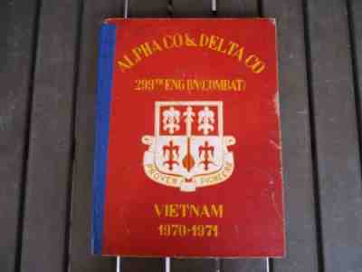 1971 Vietnam War 299th Engineer Combat Battalion Unit Yearbook, Tour Book