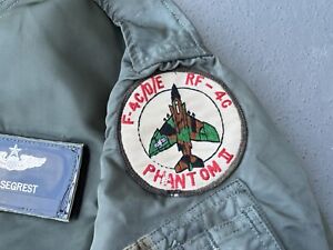 Original Vietnam War Patched L-2B Flight Jacket S