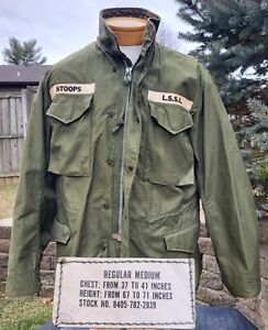 Original Vietnam War 1966 US M65 Field Coat Military Jacket