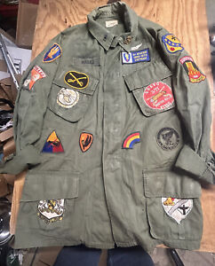 Rare Vietnam War Field Uniform Shirt w Patches , See Pics Estate Found!!!