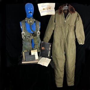 Vietnam War 75th Attack Square USN Navy Fighter Pilot Suit & Logs Named Grouping