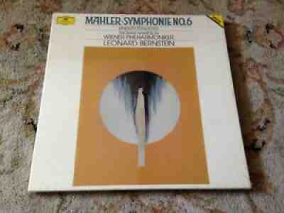 MAHLER SYMPHONIES No.6 1989 BERNSTEIN DOUBLE VINYL LP BOXSET