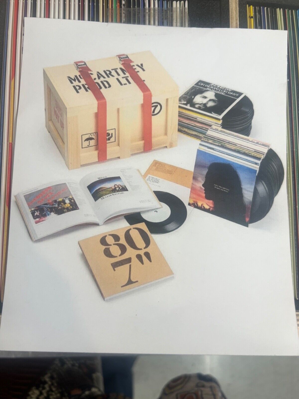 *PAUL MCCARTNEY THE 7" SINGLES LTD EDITION BOX SET Beatles 7 inch boxset 80-3000