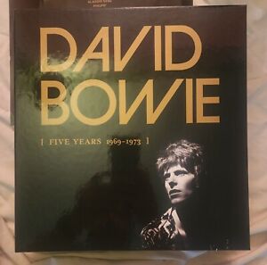 David Bowie Five Years 2015 Vinyl Boxset 1969-1973 Rare and Out of Print