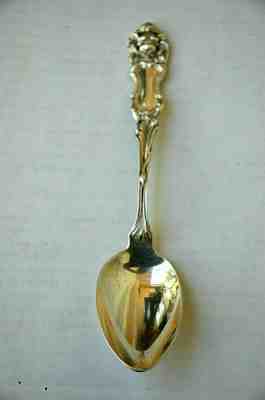 Antique 1905 Wallace LION Frank Smith Sterling Silver Place Soup Spoon No Mono