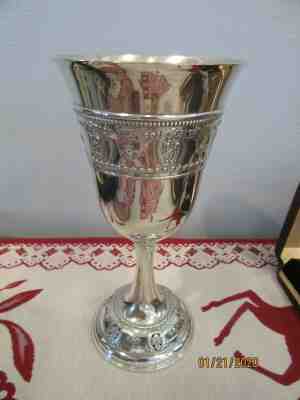 Antique Sterling Silver Goblets (set of 6)