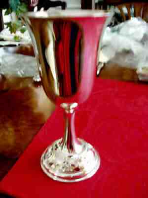 12 ROSEPOINT STERLING GOBLETS BY WALLACE