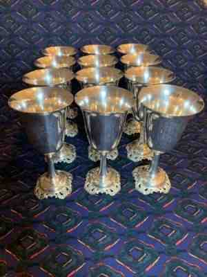 Grande Baroque by Wallace Sterling Silver Goblets
