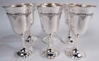 Wallace Normandie Goblets 116 Edwardian Barware American Sterling Silver