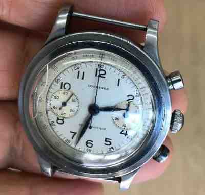 AMAZING LONGINES CHRONOGRAPH 21699 / 50 13ZN EXTREMELY RARE VINTAGE WATCH