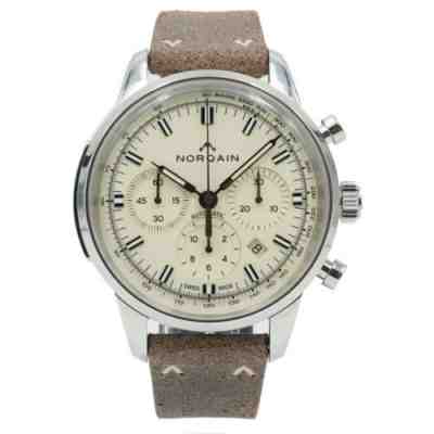 Norqain Freedom 60 Chrono 43mm on Brown Norlando Strap - N2200S22C/C221