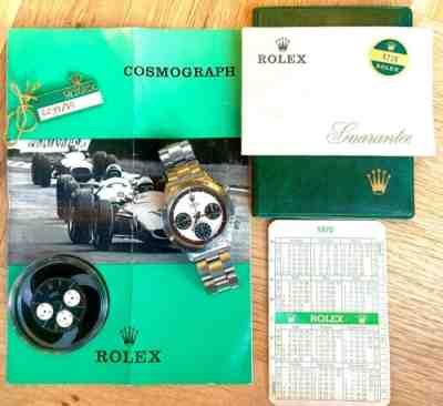 1969 Rolex Paul Newman Daytona + Blank Papers, Hangtag, & Box! Vintage Rolex