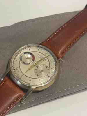 1954 LECOULTRE FUTUREMATIC Vintage Mens Watch, Curved Lugs - 10K Gold Filled