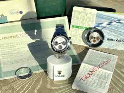 1972 Rolex Paul Newman Daytona + Blank Papers, Hangtag, & Box! Vintage Rolex