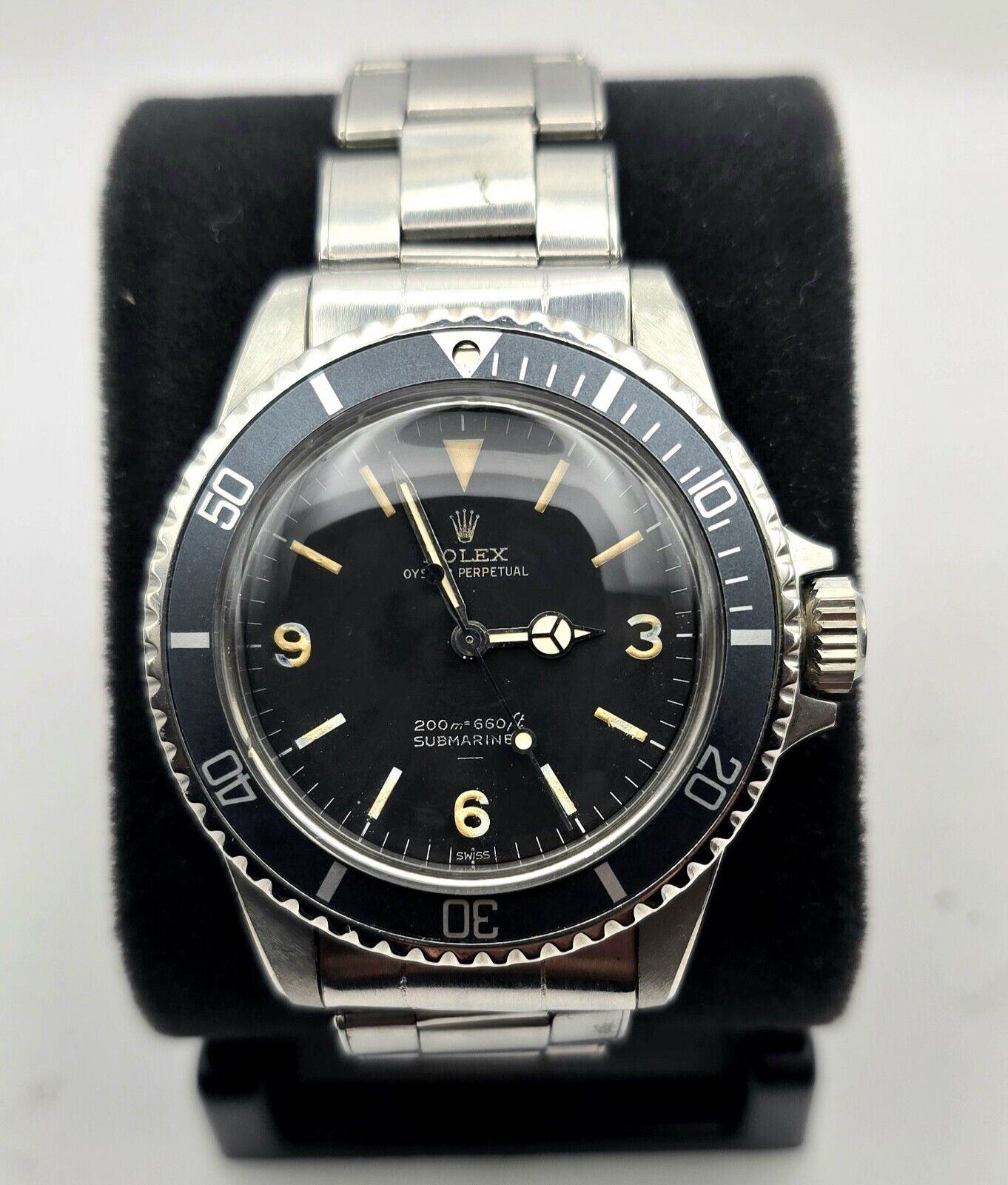? RARE! Vintage 1962 Rolex Submariner 5512, PCG, Kissing-L Explorer Dial! ?