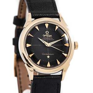 OMEGA Watch Vintage Constellation 2852-13 SC in 14k YG Cap Over Stainless Steel