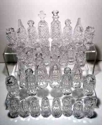 Rare *VINTAGE* Waterford Crystal Master Cutter CHESS SET (1986) 32-piece set