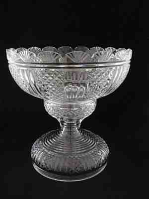 VINTAGE* Waterford Crystal MASTER CUTTER 11 Piece Punch Bowl Set