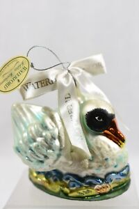 Waterford Holiday Heirlooms 7 SWANS a SWIMMING 12 Days Christmas Ornament NO BOX