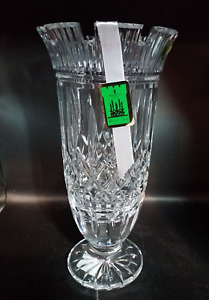 RARE - Waterford Lismore Romance Collection Castle Crystal Vase 11 In NEW BOXED