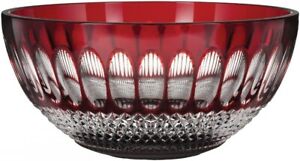 Waterford Colleen - 160988 - Prestige Crystal Ruby Red Centerpiece Bowl 9 in.