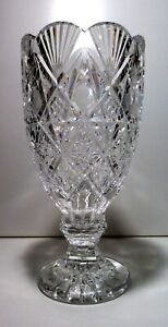 *EXCELLENT* Waterford Society Crystal SINCLAIRE 1997 Centerpiece Vase 13