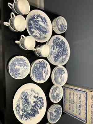 VINTAGE Wedgwood & Co. LTD China Set Countryside Fine Dinnerware