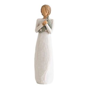 HERO FIGURE SCULPTURE HAND PAINTING WILLOW TREE BY SUSAN LORDI