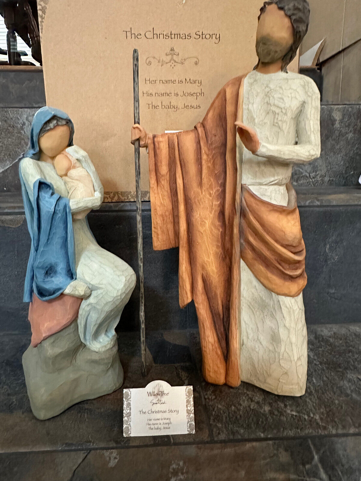 Willow Tree 14 1/2” The Christmas Story 26173 Holy Family Large