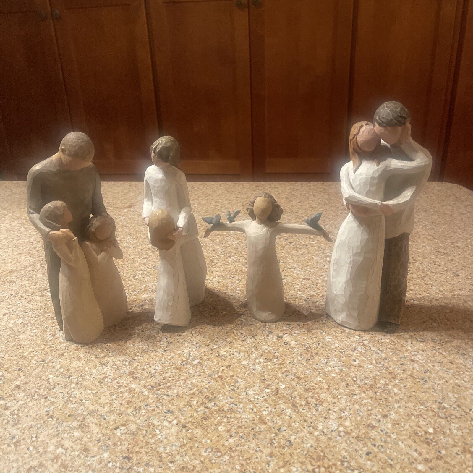 Demdaco Willow Tree By Susan Lordi Lot Of 4 Beautiful Hand Painted Figurines