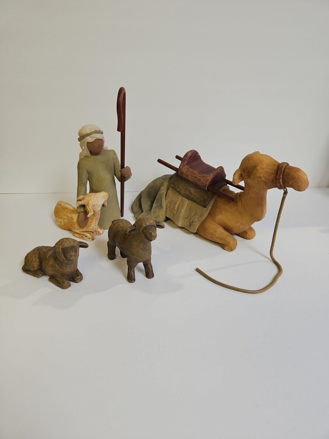 Demdaco WILLOW TREE Shepherd and Stable Animals Nativity Orig Box