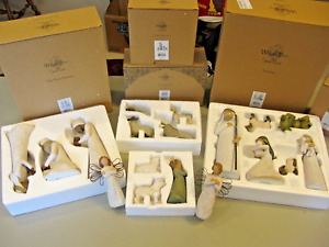 Willow Tree Nativity 18 Piece Set.  Hand Painted With Original Boxes.