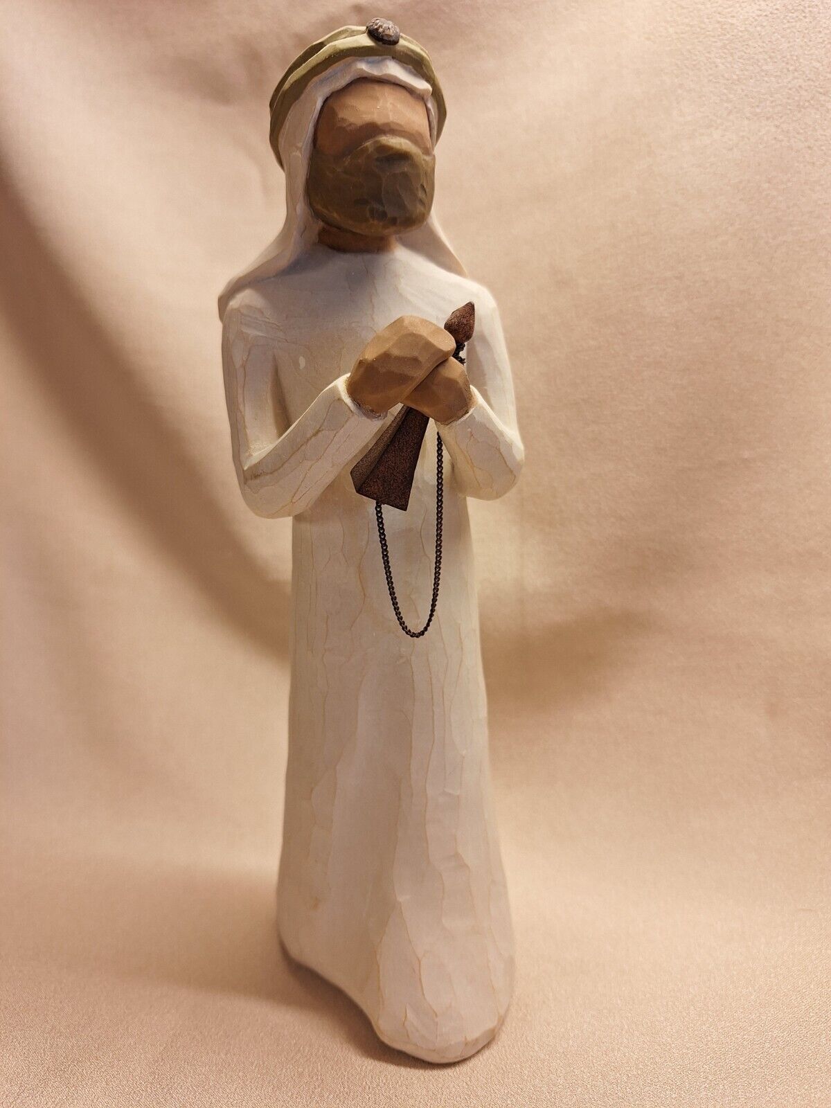 Willow Tree Nativity Figurine- Standing Wise Man/King holding brown urn
