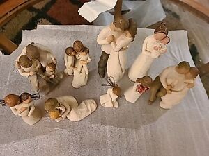 Willow tree figurines Lot Of 9
