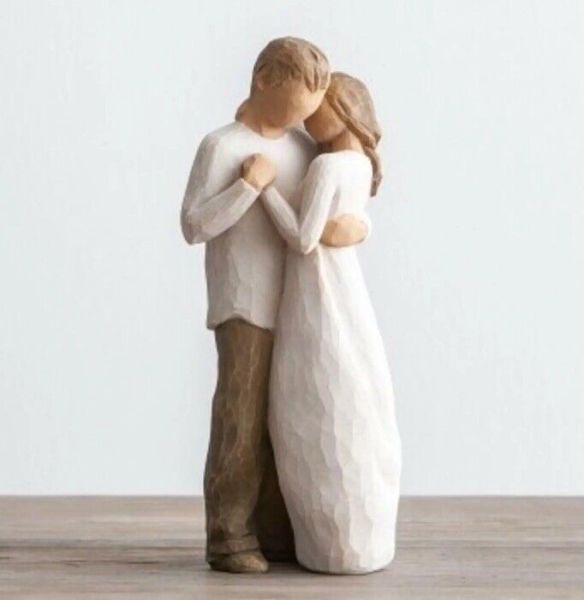 Willow Tree Promise, Sculpted Hand-Painted Figure Wedding Couple Love Marriage
