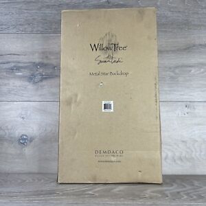Willow Tree Christmas Nativity Metal Star Backdrop  Accessory 26007 MIB