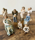 Willow Tree Figurines Lot Of 8 Family Themed