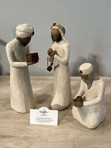 DEMDACO Willow Tree Three Wisemen sculpted hand-painted nativity figures_26027