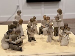 Lot of 9 Willow Tree Figurines - Great Cond