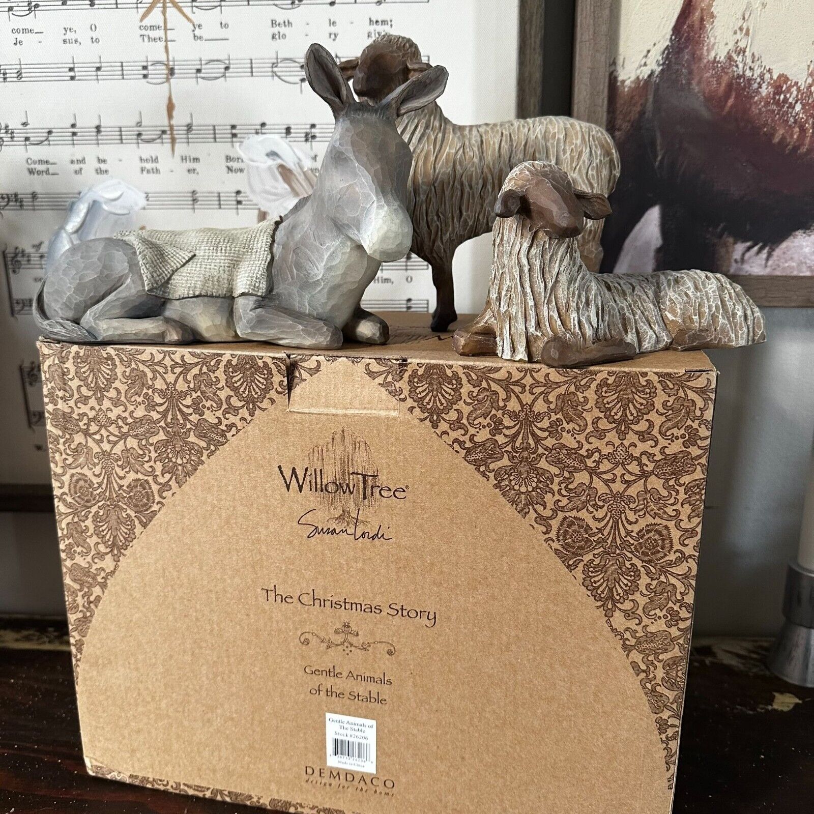 New Demdaco Susan Lordi Willow Tree The Christmas Story Gentle Animals of the St
