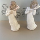 Willow Tree Thinking Of You Angel  Holding Conch Shell figurine Demdaco ‘04