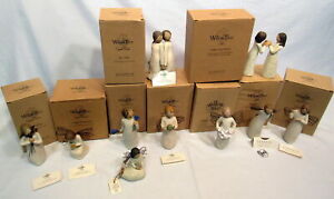 Lot of 10 WILLOW TREE Figurines Most in Original Boxes with Inserts