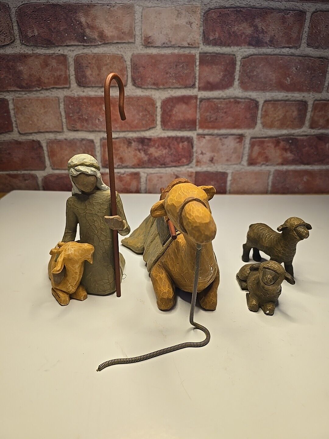 Willow Tree Shepherd And Stable Animals 26105 Figurine Set Demdaco Susan Lordi