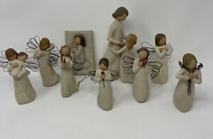 Lot of 9 Willow Tree Angels Figures